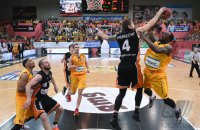 Basketball 1. Bundesliga 14/15 Hauptrunde:  Walter Tigers Tuebingen - ratiopharm Ulm