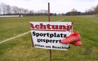 Fussball / Lokalfussball: Sportplatz gesperrt!