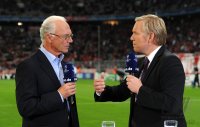 Fussball Champions League  Saison 2010/2011: TV EXPERTE Franz Beckenbauer mit Johannes B Kerner