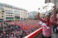 Fussball 1. Bundesliga :  JUBEL Holger Badstuber  (FC Bayern Muenchen)