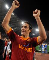 FUSSBALL SERIE A: JUBEL Luca Toni (AS Rom)