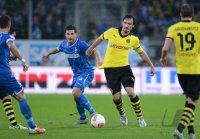 FUSSBALL1. Bundesliga  Saison 2012/2013: TSG 1899 Hoffenheim - Borussia Dortmund