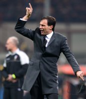 FUSSBALL SERIE A:  Trainer Massimilliano Allegri (AC Mailand)