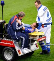 FUSSBALL EURO 2008: VERLETZUNG RIBERY (Frankreich)