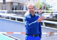 Eroeffnung Radbruecke Tuebingen; Tuebingens Oberbuergermeister Boris Palmer (Die Gruenen)