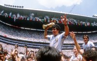 Fussball Weltmeisterschaft  1986 in Mexiko: Diego MARADONA (ARG)