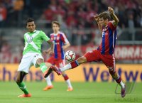 Fussball 1. Bundesliga Saison 14/15: FC Bayern Muenchen - VfL Wolfsburg