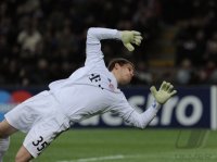 Fussball CHL  Saison 2010/2011: Torwart Thomas Kraft (FC Bayern Muenchen)