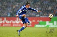 FUSSBALL, 1. BUNDESLIGA, 18. Spieltag: Schalke, MORITZ Einzelaktion