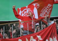 Fussball 1. Bundesliga  Saison 2010/2011: VfL Wolfsburg - FC Bayern Muenchen