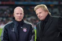 Fussball CHL&Atilde; Saison 12/13:  Sportvorstand Matthias Sammer (v. li., FC Bayern Muenchen) mit Oliver Kahn