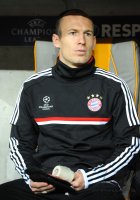 FUSSBALL INTERNATIONAL  CHL Viertelfinale 11/12: Arjen Robben (FC Bayern Muenchen)