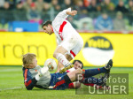 Fussball 1. Bundesliga Bayern-Stuttgart, Zweikampf