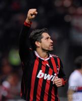 Fussball  SERIE A SAISON 2009/2010;  Marco Borriello  (AC Mailand )