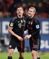 Fussball 1. Bundesliga Saison 14/15: JUBEL FC Bayern Muenchen