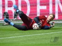 Fussball 1. Bundesliga Saison 14/15: Torwart Manuel Neuer (FC Bayern Muenchen)