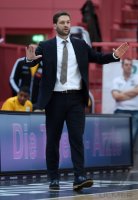 Basketball 1. Bundesliga 14/15 Hauptrunde:  Walter Tigers Tuebingen - Eisbaeren Bremerhaven