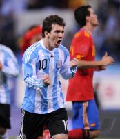 Fussball Nationalmannschaft : JUBEL Lionel Messi (ARG)