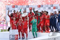 Fussball 1. Bundesliga Saison 18/19: Meister FC Bayern Muenchen