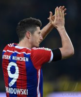 Fussball 1. Bundesliga Saison 14/15: FC Bayern Muenchen - Borussia Dortmund