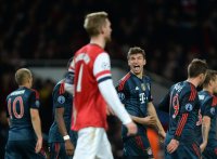 Fussball International CHL Saison 13/14: Arsenal London - FC Bayern Muenchen