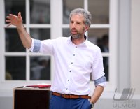 Tuebingen; Einweihung Spielplatz Metzgergasse durch Oberbuergermeister Boris Palmer (Die Gruenen)