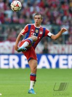 Fussball 1. Bundesliga Saison 14/15: Philipp Lahm (FC Bayern Muenchen)