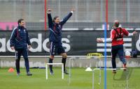 Fussball 1. Bundesliga: Training beim FC Bayern Muenchen