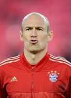 FUSSBALL INTERNATIONAL CHL HALBFINALE 12/13: Arjen Robben (FC Bayern Muenchen)
