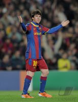 Fussball CHL  Saison 2010/2011:  JUBEL Lionel Messi (Barca)
