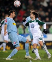 Fussball: 1. Bundesliga Saison 2010/2011: Wolfsburg - Moenchengladbach