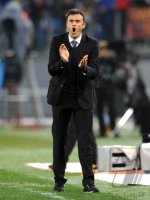 FUSSBALL SERIE A:  Trainer Luis Enrique (AS Rom)