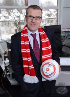 FUSSBALL 1. BUNDESLIGA  2012/2013: Finanzvorstand Dreesen (FC  Bayern Muenchen)