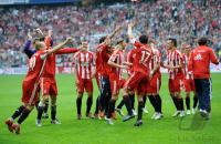 Fussball 1. Bundesliga: FC Bayern Muenchen JUBEL