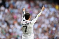 Fussball Primera Division El Clasico 14/15: JUBEL Cristiano Ronaldo (Real Madrid)