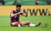 Fussball DFB Pokal Halbfinale 14/15: FC Bayern Muenchen - Borussia Dortmund
