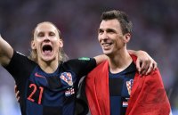 FUSSBALL WM 2018 Halbfinale: Kroatien - England