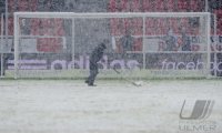 Fussball: Europa League, Saison 2010/2011: Schneefall  BAYARENA