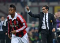 FUSSBALL International Serie A 2012/2013: Trainer Massimilliano Allegri (AC Mailand)