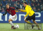 Fussball UCL: Dortmund - Mailand, Zweikampf