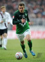 Fussball: 1. Bundesliga Saison 2010/2011, Bremen, BARGFREDE Einzelaktion