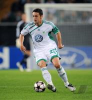 FUSSBALL CHAMPIONS LEAGUE:  VfL Wolfsburg, GENTNER Einzelaktion