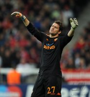 Fussball Champions League  Saison 2010/2011: Julio Sergio  (AS Rom)