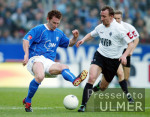 Fussball 1. Bundesliga: Bochum - Gladbach, Zweikampf