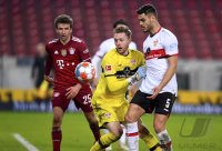 Fussball 1. Bundesliga Saison 21/22: VfB Stuttgart - FC Bayern Muenchen