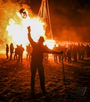 Nikolausfeuer in Hirrlingen (Kreis Tuebingen)