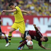 Fussball 1. Bundesliga, Saison 2012/2013: 1. FC Nuernberg - Borussia Dortmund