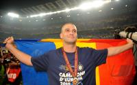 Fussball Champions League Finale: JUBEL Cristian Chivu (Inter)