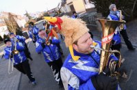 Fasnet Hirrlingen 2018; Alte Tradition, Eiersammeln am Fasnetsdienstag