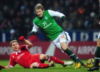 FUSSBALL, 1. BUNDESLIGA, 19. Spieltag: Bremen - Bayern
